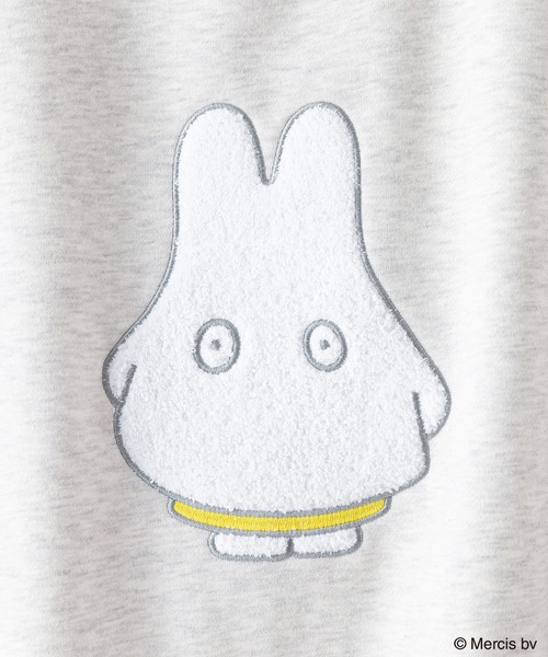 Miffy( ミッフィー)の「【miffy/ミッフィー】Dick Bruna ディック・ブルーナ オリジナルデザイン 裏起毛クルーネックスウェット(スウェット・メンズ・ブラック系その他2/ピンク系その他/ホワイト系その他/ベージュ系その他2・X-LARGE/LARGE/MEDIUM)」の7枚目の写真