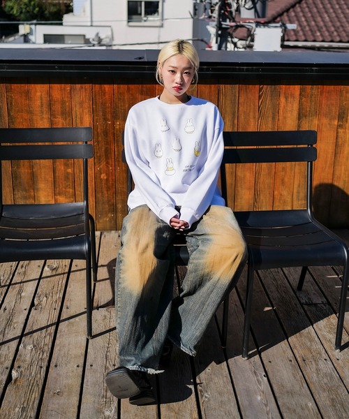 Miffy( ミッフィー)の「【miffy/ミッフィー】Dick Bruna ディック・ブルーナ オリジナルデザイン 裏起毛クルーネックスウェット(スウェット・メンズ・ブラック系その他2/ピンク系その他/ホワイト系その他/ベージュ系その他2・X-LARGE/LARGE/MEDIUM)」の18枚目の写真