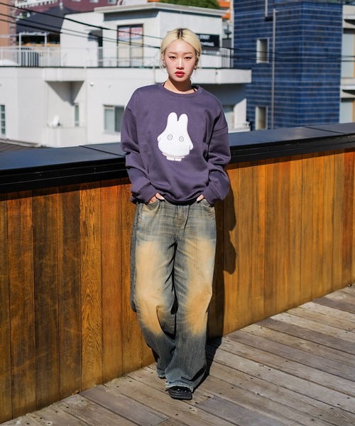 Miffy( ミッフィー)の「【miffy/ミッフィー】Dick Bruna ディック・ブルーナ オリジナルデザイン 裏起毛クルーネックスウェット(スウェット・メンズ・ブラック系その他2/ピンク系その他/ホワイト系その他/ベージュ系その他2・X-LARGE/LARGE/MEDIUM)」の20枚目の写真