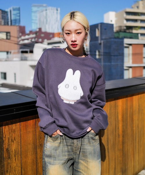 Miffy( ミッフィー)の「【miffy/ミッフィー】Dick Bruna ディック・ブルーナ オリジナルデザイン 裏起毛クルーネックスウェット(スウェット・メンズ・ブラック系その他2/ピンク系その他/ホワイト系その他/ベージュ系その他2・X-LARGE/LARGE/MEDIUM)」の21枚目の写真