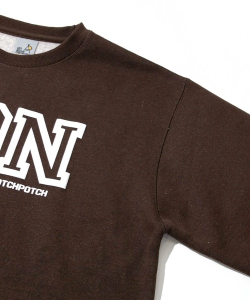 go slow caravan（ゴースローキャラバン）の「eco lead 裏起毛GSCカレッジラウンドクルーネック（スウェット・メンズ・ダークパープル/ダークブラウン/杢グレー・X-LARGE/LARGE/MEDIUM）」の6枚目の写真