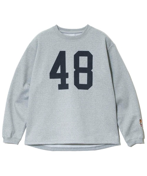 go slow caravan（ゴースローキャラバン）の「eco lead 裏起毛GSCカレッジラウンドクルーネック（スウェット・メンズ・ダークパープル/ダークブラウン/杢グレー・X-LARGE/LARGE/MEDIUM）」の13枚目の写真