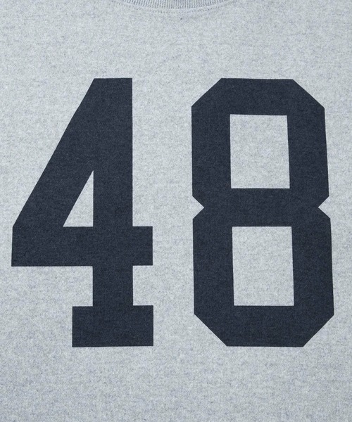 go slow caravan（ゴースローキャラバン）の「eco lead 裏起毛GSCカレッジラウンドクルーネック（スウェット・メンズ・ダークパープル/ダークブラウン/杢グレー・X-LARGE/LARGE/MEDIUM）」の14枚目の写真