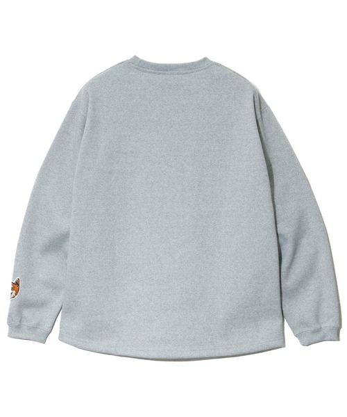 go slow caravan（ゴースローキャラバン）の「eco lead 裏起毛GSCカレッジラウンドクルーネック（スウェット・メンズ・ダークパープル/ダークブラウン/杢グレー・X-LARGE/LARGE/MEDIUM）」の16枚目の写真