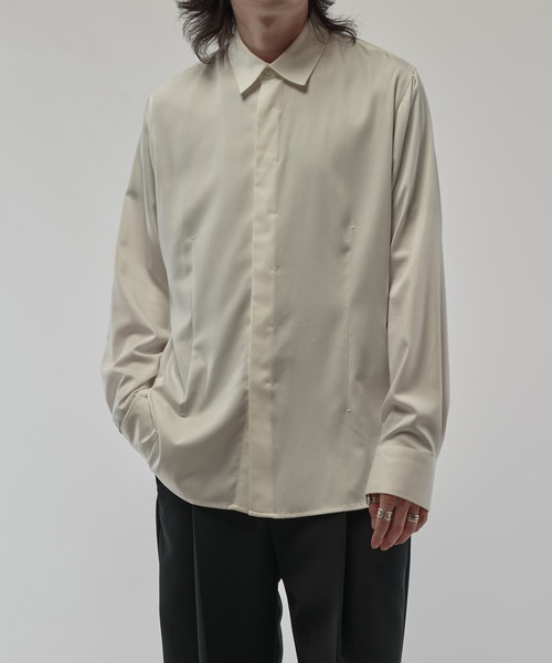 ★人気　極美品◎　ルイス　シャツ　バンブーレーヨン　レギュラーカラーシャツ バンブーレーヨンオープンカラーシャツ | Lui's(ルイス)メンズ