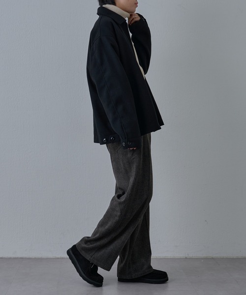 COLONY 2139（コロニートゥーワンスリーナイン）の「フェードヘリンボーンインタックトラウザー（スラックス・メンズ・グレー/ブラウン・LARGE/MEDIUM）」の20枚目の写真