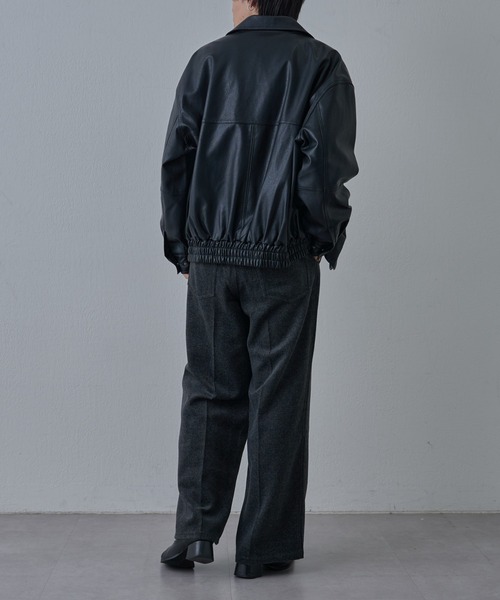 COLONY 2139（コロニートゥーワンスリーナイン）の「フェードヘリンボーンインタックトラウザー（スラックス・メンズ・グレー/ブラウン・LARGE/MEDIUM）」の14枚目の写真