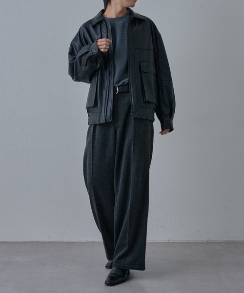 COLONY 2139（コロニートゥーワンスリーナイン）の「フェードヘリンボーンインタックトラウザー（スラックス・メンズ・グレー/ブラウン・LARGE/MEDIUM）」の16枚目の写真