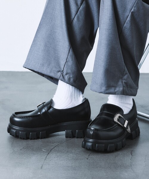 ローファー(黒) THE ONITSUKA】BIT LOAFER / ビット ローファー（ローファー