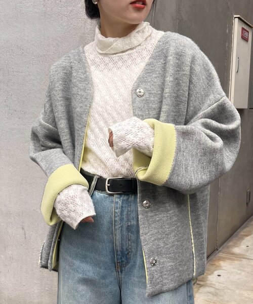 レディースサイズL 未着用⭐️Resurrectoin セーターカラーグレー レディースサイズL 未着用⭐️Resurrectoin セーターカラーグレー