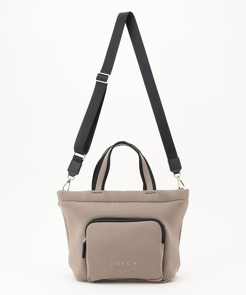 TOCCA(トッカ)の「GOCCIA TOTE トートバッグ(トートバッグ・レディース・ブラック系/ベージュ系・F)」の3枚目の写真