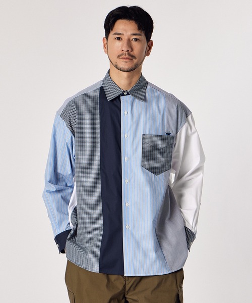 LANVIN en Bleu VOYAGE SOLAIREプリントシャツ VOYAGE SOLAIREプリントシャツ|LANVIN en Bleu | LANVIN en Bleu