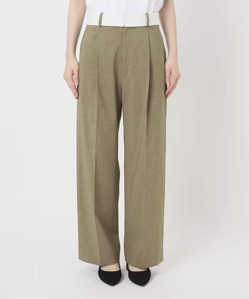 B.C STOCK(ベーセーストック)の「《追加2》マーベルトパンツ(スラックス・レディース・ブラック/カーキ/グレー・SMALL/MEDIUM)」の20枚目の写真