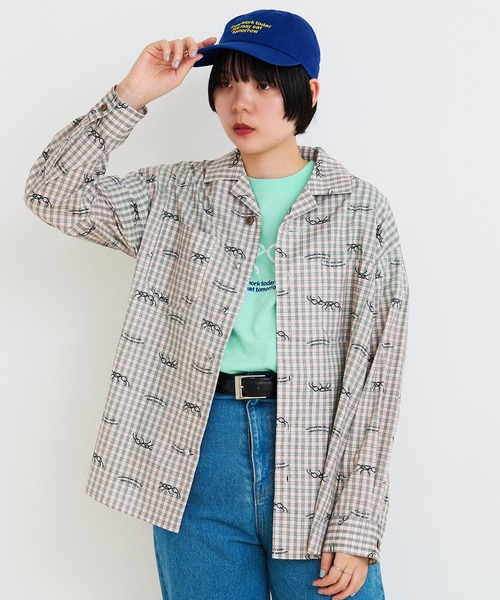 I am I in fact...(アイアムアイインファクト)の「ANT キャップ(キャップ・レディース・ブルー/ベージュ・FREE)」の17枚目の写真