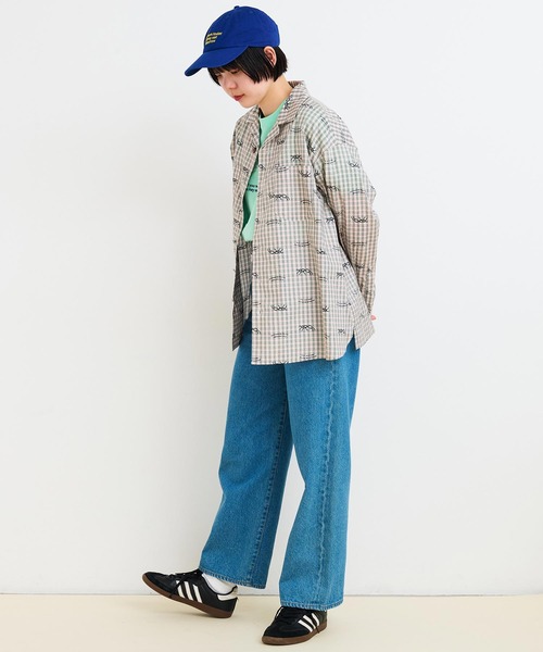 I am I in fact...(アイアムアイインファクト)の「ANT キャップ(キャップ・レディース・ブルー/ベージュ・FREE)」の19枚目の写真