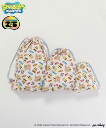 BAYFLOW（ベイフロー）の「【SpongeBob(スポンジ・ボブ)×BAYFLOW】巾着3点セット(KIDS)（エコバッグ/サブバッグ・キッズ）」