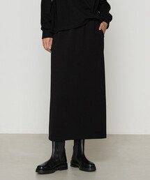 Gabardine K.T | フラノジャージ 後ろフレアのタイトスカート(スカート)