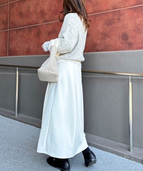 NOLLEY'S LIGHT（ノーリーズライト）の「ラメMIXヤーンプルオーバーニット（ニット/セーター・レディース・グリーン系その他/イエロー系その他/グレー系その他/ピンク系その他・38）」の13枚目の写真