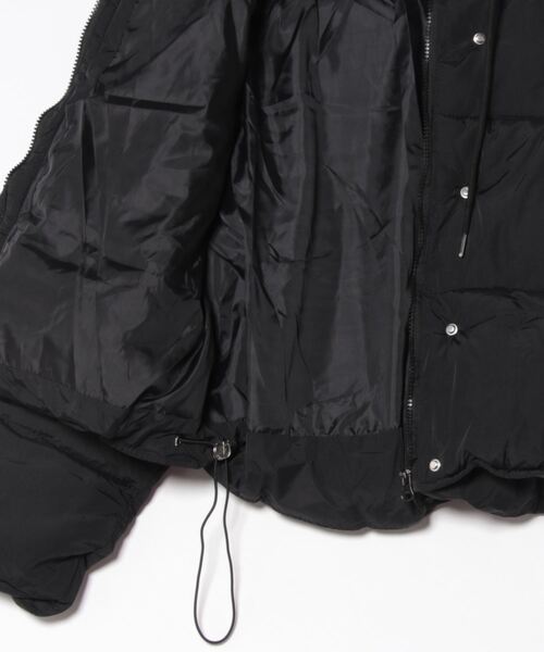 frunco(フランコ)の「【ZOZO限定】フード付き中綿ブルゾン(ダウンジャケット/コート・レディース・ホワイト/ブラック/グレー/ブラウン・MEDIUM)」の5枚目の写真