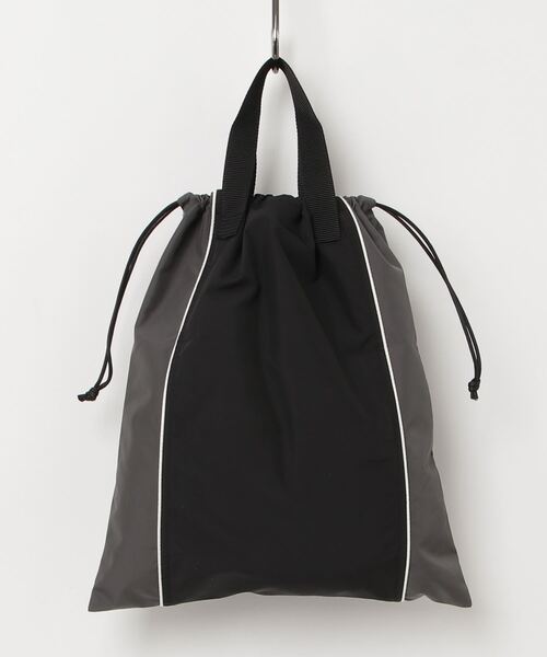 セール】REFLECT PIPING TRACK STRING BAG（トートバッグ