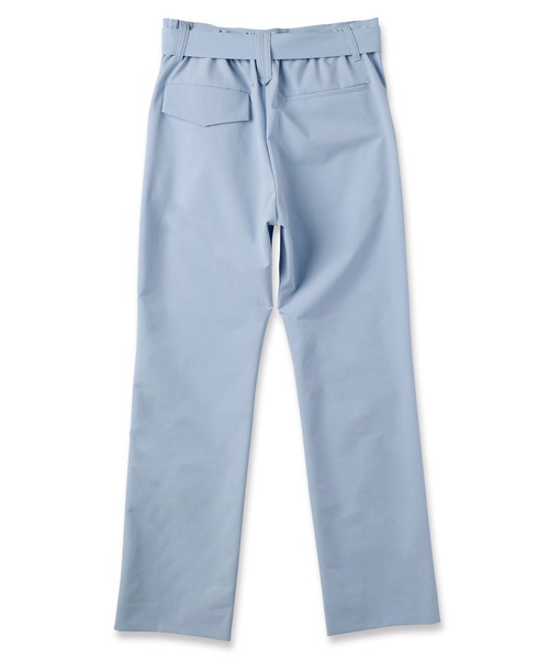 CULLNI ホワイトプリーツスラックス CULLNI スラックス 「別注」1Tuck Pants/洗える/シワになり