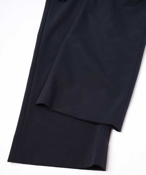 セール】Stretch Taffeta Straight Pant with Long Belt