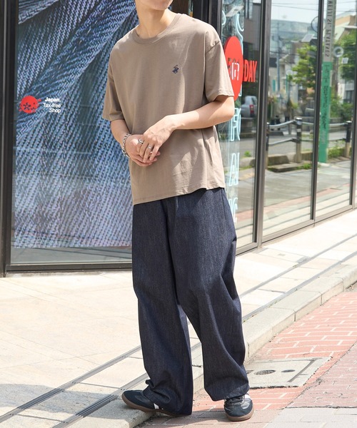 BEVERLY HILLS POLO CLUB（ビバリーヒルズポロクラブ）の「【BEVERLY HILLS POLO CLUB】Classical pony logo tee クラシカルポニー刺繍Tシャツ（Tシャツ/カットソー・レディース・ホワイト/グリーン/ネイビー/グレイッシュベージュ/ワイン/ブラック/グレー・M/L）」の14枚目の写真