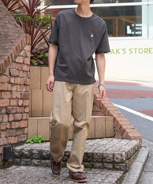 BEVERLY HILLS POLO CLUB（ビバリーヒルズポロクラブ）の「【BEVERLY HILLS POLO CLUB】Classical pony logo tee クラシカルポニー刺繍Tシャツ（Tシャツ/カットソー・レディース・ホワイト/グリーン/ネイビー/グレイッシュベージュ/ワイン/ブラック/グレー・M/L）」の10枚目の写真