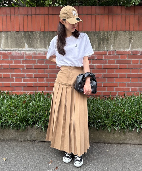 BEVERLY HILLS POLO CLUB（ビバリーヒルズポロクラブ）の「【BEVERLY HILLS POLO CLUB】Classical pony logo tee クラシカルポニー刺繍Tシャツ（Tシャツ/カットソー・レディース・ホワイト/グリーン/ネイビー/グレイッシュベージュ/ワイン/ブラック/グレー・M/L）」の22枚目の写真