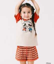 Disney / MICKEY & MINNIE / ラグラン プリント Tシャツ 2025SS(90~150cm)