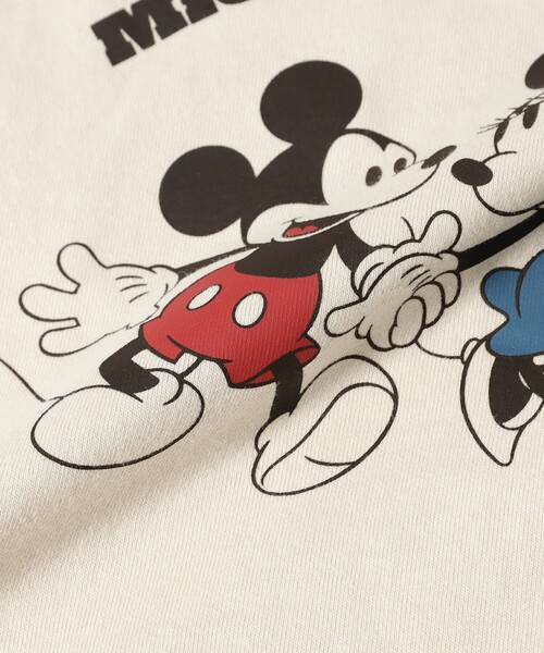 B:MING by BEAMS（ビーミングバイビームス）の「Disney /  MICKEY ＆ MINNIE / ラグラン プリント Tシャツ 2025SS（90～150cm）（Tシャツ/カットソー・キッズ・レッド/ネイビー・120/110/100/90/150/140/130）」の11枚目の写真