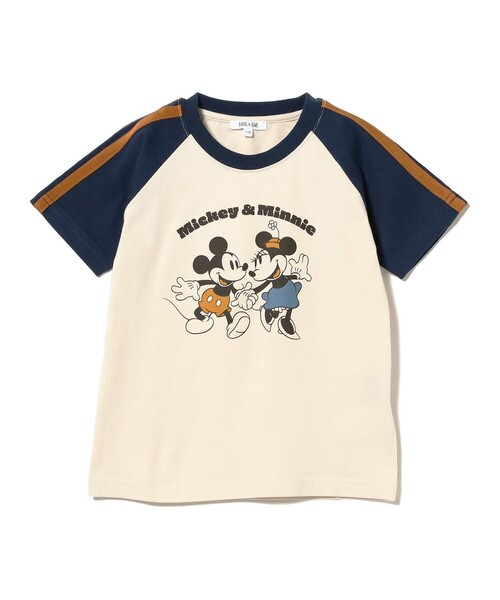 B:MING by BEAMS（ビーミングバイビームス）の「Disney /  MICKEY ＆ MINNIE / ラグラン プリント Tシャツ 2025SS（90～150cm）（Tシャツ/カットソー・キッズ・レッド/ネイビー・120/110/100/90/150/140/130）」の12枚目の写真