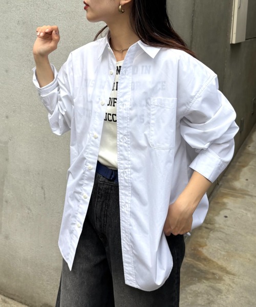 シャーリングベロアバックジップTシャツ【O.WHT】 ZHG-A7b | CARAT Mockneck Long-Sleeved Shirts｜82226-82228