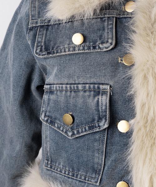 最終値下げ　furfur ファーファー　デニムセットアップ FURFUR（ファーファー） SALE40%OFF セットアップ 25秋冬 ボウタイ