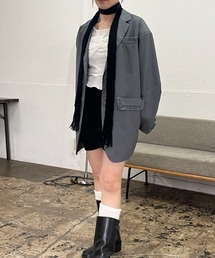 OVER FRILL JACKET/オーバーフリルジャケット