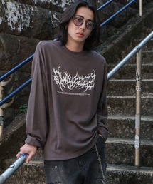 WEGO | WEGO/【25年春夏新作】ワッフルグラフィックロンT(Tシャツ/カットソー)