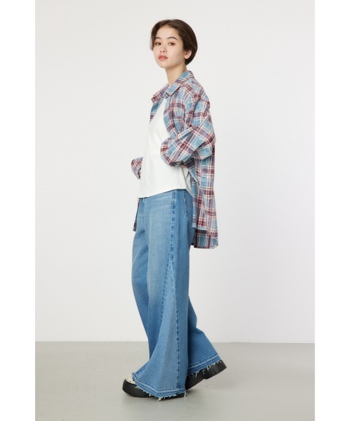 RODEO CROWNS WIDE BOWL（ロデオクラウンズワイドボウル）の「ヴィンテージチェックシャツ（シャツ/ブラウス・レディース・ピンク系その他/グリーン系その他/ブルー系その他・FREE）」の7枚目の写真