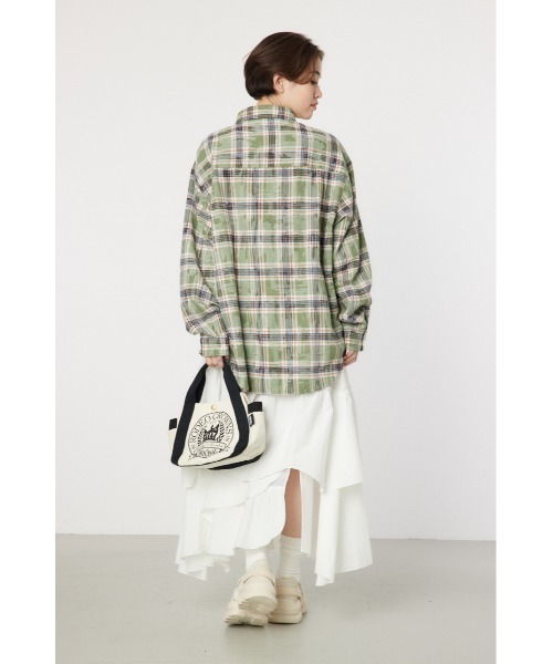 RODEO CROWNS WIDE BOWL（ロデオクラウンズワイドボウル）の「ヴィンテージチェックシャツ（シャツ/ブラウス・レディース・ピンク系その他/グリーン系その他/ブルー系その他・FREE）」の14枚目の写真