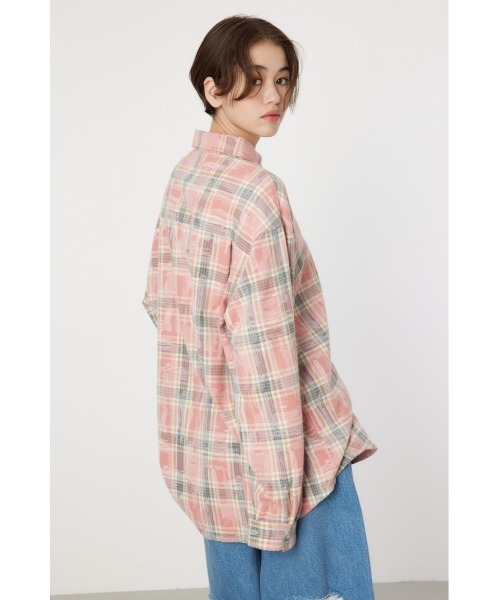 RODEO CROWNS WIDE BOWL（ロデオクラウンズワイドボウル）の「ヴィンテージチェックシャツ（シャツ/ブラウス・レディース・ピンク系その他/グリーン系その他/ブルー系その他・FREE）」の17枚目の写真
