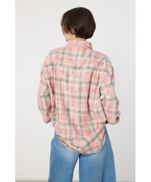 RODEO CROWNS WIDE BOWL（ロデオクラウンズワイドボウル）の「ヴィンテージチェックシャツ（シャツ/ブラウス・レディース・ピンク系その他/グリーン系その他/ブルー系その他・FREE）」の18枚目の写真