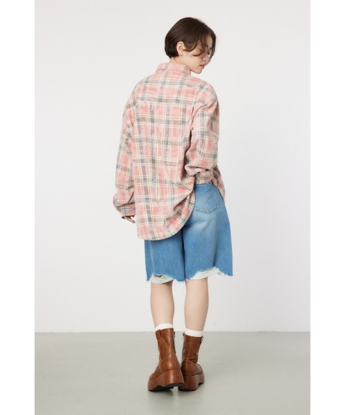 RODEO CROWNS WIDE BOWL（ロデオクラウンズワイドボウル）の「ヴィンテージチェックシャツ（シャツ/ブラウス・レディース・ピンク系その他/グリーン系その他/ブルー系その他・FREE）」の20枚目の写真