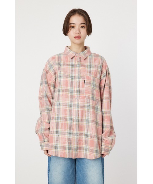 RODEO CROWNS WIDE BOWL（ロデオクラウンズワイドボウル）の「ヴィンテージチェックシャツ（シャツ/ブラウス・レディース・ピンク系その他/グリーン系その他/ブルー系その他・FREE）」の21枚目の写真