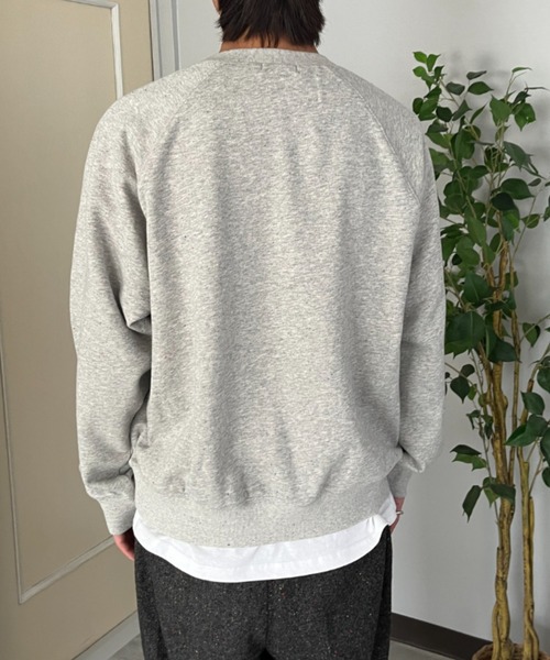 BROKEN BASE(ブロークンベース)の「ネップ裏毛BBロゴスウェット(スウェット・メンズ・グレー系/アイボリー・LARGE/MEDIUM)」の18枚目の写真
