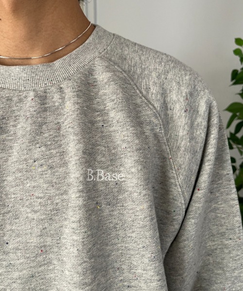 BROKEN BASE(ブロークンベース)の「ネップ裏毛BBロゴスウェット(スウェット・メンズ・グレー系/アイボリー・LARGE/MEDIUM)」の19枚目の写真