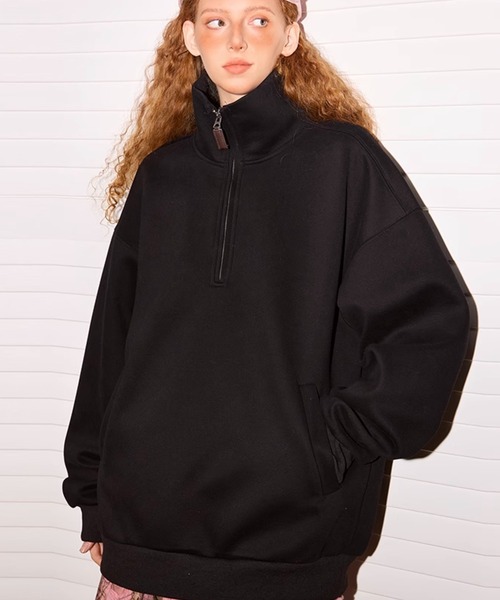 ULTERIOR / 25SS ハーフジップスウェット / サイズ4 セール】24 WS ARCH HALF ZIP/DCハーフジップスウェット