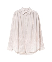 KAMIYA(J~)Bleached Stripe L/S Shirt(Vc/uEX)
