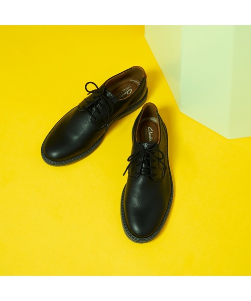 Clarks 504E UK8.0 ブラックドレスシューズ 送料無料 新品 Dresslite Cap / ドレスライトキャップ （ブラックレザー