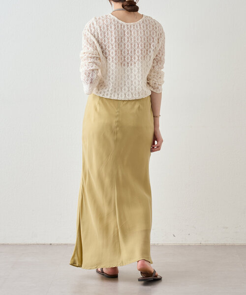 SHENERY（シーナリー）の「《一枚で着映え》《レイヤードを楽しむ》カットレースレイヤードブラウス（シャツ/ブラウス・レディース・オフホワイト/ブラック・FREE）」の21枚目の写真