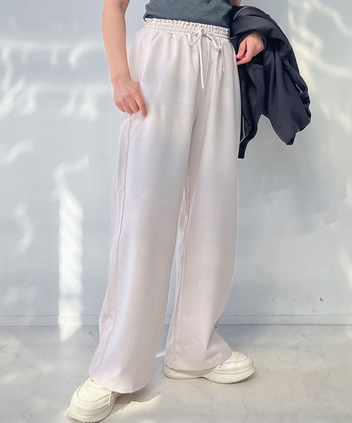 AS KNOW AS plus（アズノゥアズプラス）の「●ワイドイージーパンツ　セットアップ可能（その他パンツ・レディース・チャコールグレー/ブラック/ナチュラル・FREE）」の13枚目の写真