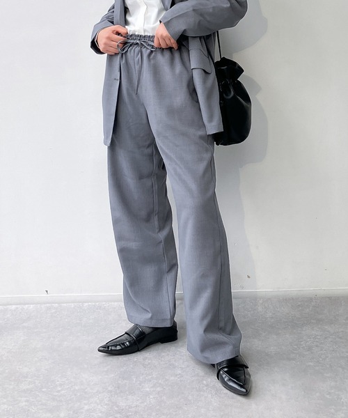 AS KNOW AS plus（アズノゥアズプラス）の「●ワイドイージーパンツ　セットアップ可能（その他パンツ・レディース・チャコールグレー/ブラック/ナチュラル・FREE）」の21枚目の写真